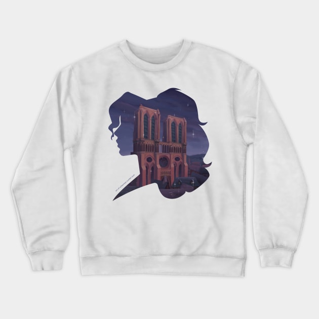 Seine Castle Crewneck Sweatshirt by ArtOfUrbanstar